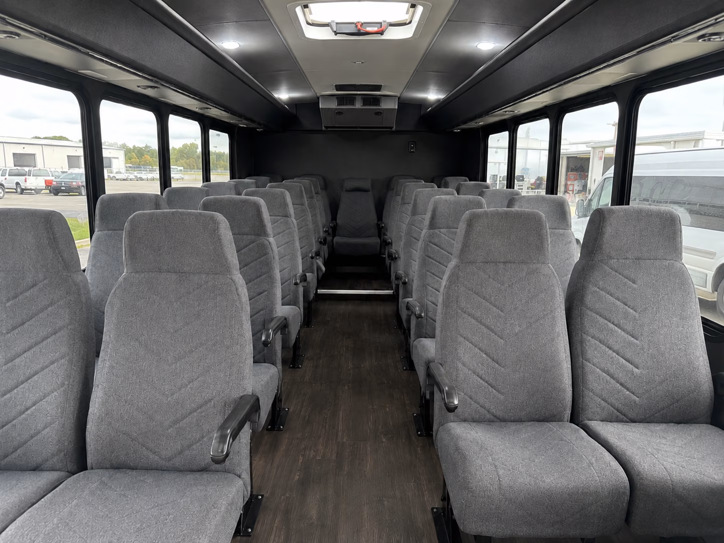 15 passenger minibus inside