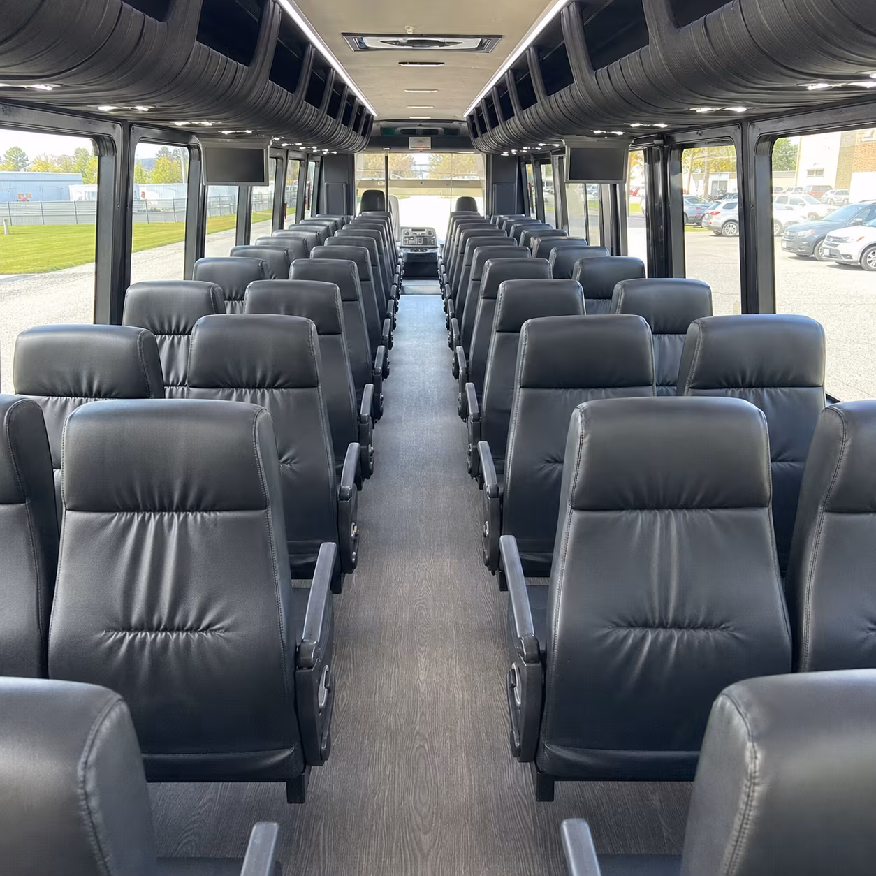 25 passenger minibus inside