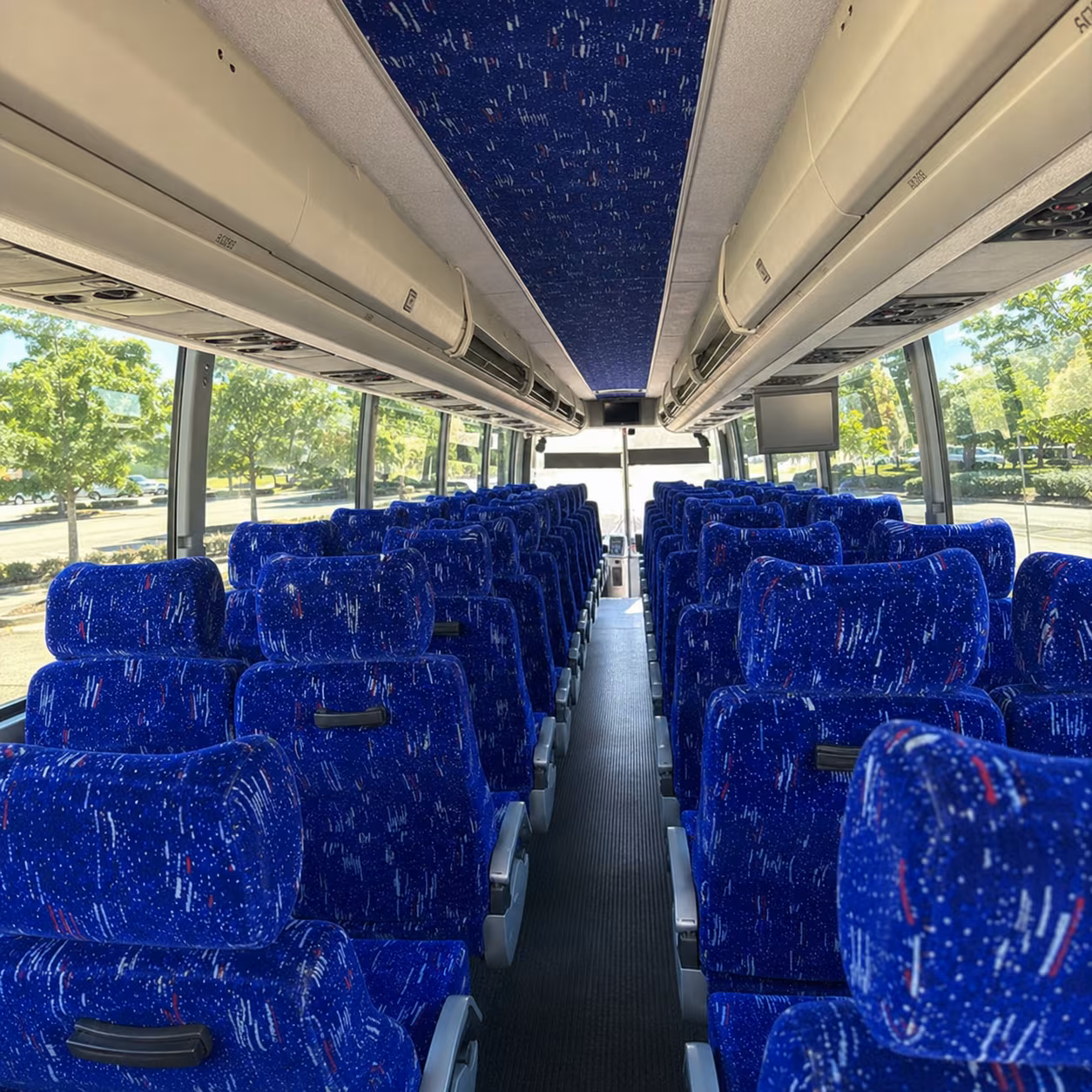 charter buses for defense contractors and federal workforce commuters near garden grove