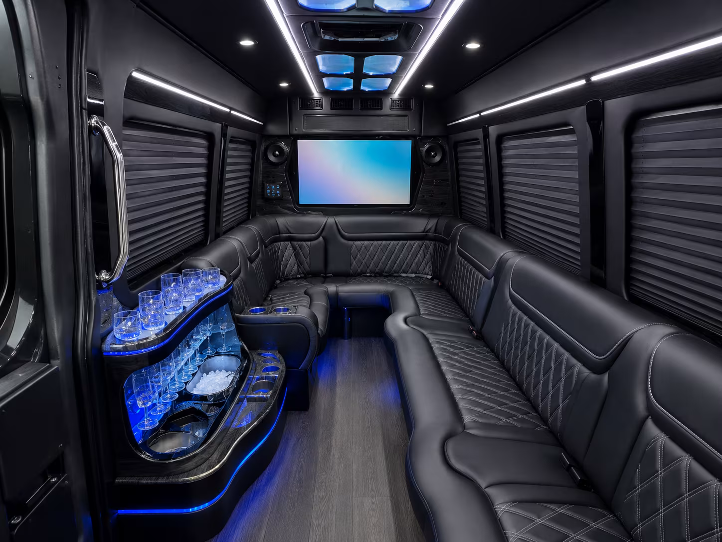 corporate shuttle bus rentals for garden grove companies with remote parking