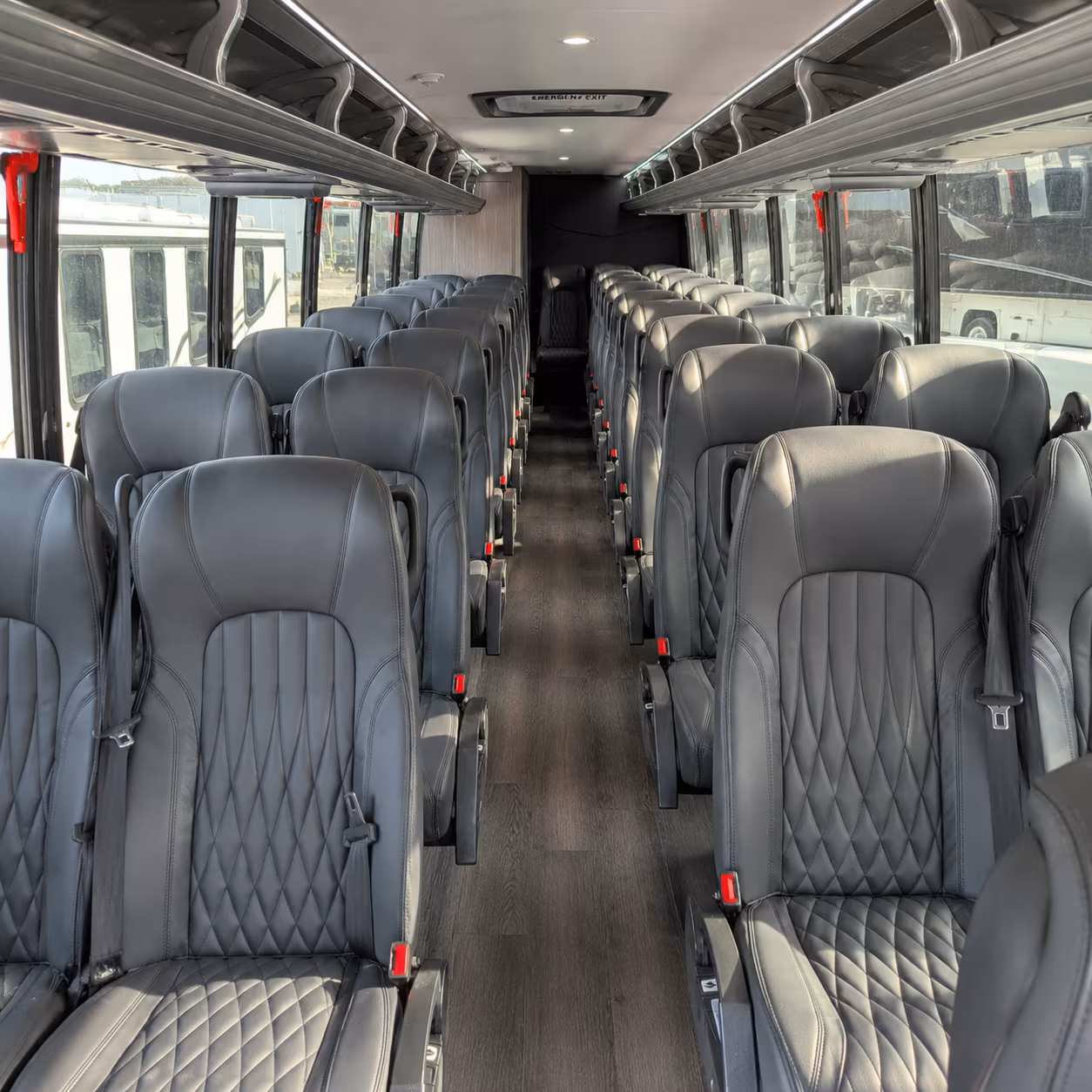garden grove 28 passenger minibus inside