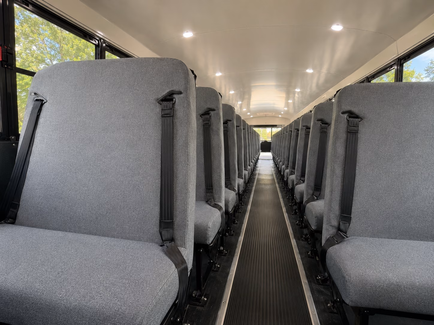 garden grove school bus inside