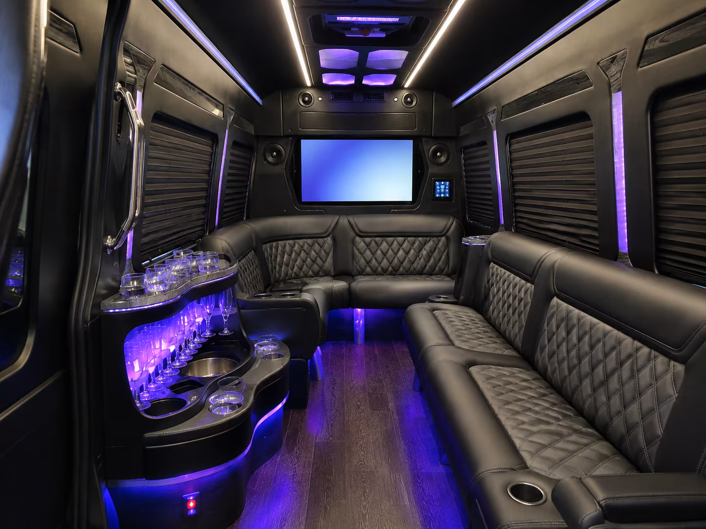 garden grove sprinter limousine interior