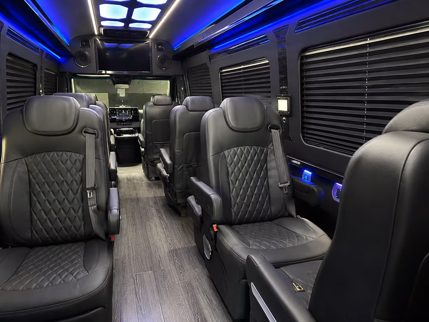 sprinter van with driver interior